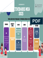 Calendario Actividades MIA 2025