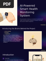 AI Powered Smart Health Monitoring System