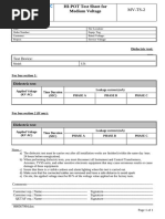 MV-TS-02 Dielectric Test Sheet For Medium Voltage