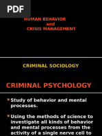 Human Behavior and