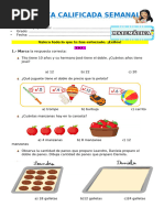 1° Evaluacion Matematica Semana 1