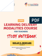 LDM - Study Notebook 1