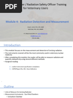 4.0 FX Veterinary Module 4 Radiation Detection and Measurement v1