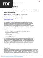 An Analysis of Three Curriculum Approaches To Teaching English in Public Sector Schools 2022 07 22 0-818693-16653148406871