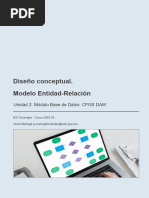 UD2 - DiseÃ o Conceptual. Modelo Entidad-Relacion