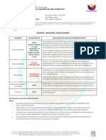 Hazard Assessment Report