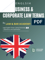 100 Business and Corporate Law Terms