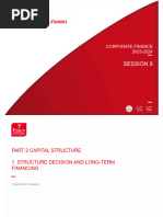 Corporate Finance - Sessions 9-15 - Student Version