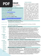 AhadZubair SeniorPMResume