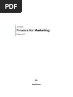 Finance For Marketing