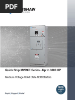 QuickShip Medium Voltage Soft Starter Catalog