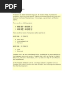 Teradata and ANSI SQL