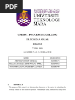 CPE606 Process Modelling Executive Summary