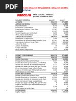 FANCESA - Analisis Vertical y Horizontal