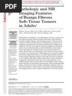 Pathologic and MR Imaging Features of Bening Fibrous Soft-Tissue Tumors in Adultos