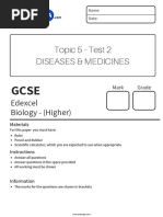 GCSE Edexcel Biology 5.2 H QP