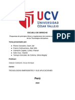 Propuestas de Principios Éticos y Regulaciones para El Uso de Tecnologías Disruptivas en El Perú.