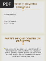 PARTES de Un PROYECTO