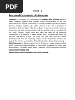 Unit 1 & 2 COA Functional - Components