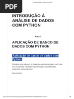 Introdução À Análise de Dados Com Python