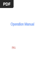 PKL PPC 200 Operation Manual