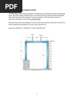 SAP2000 Frame Analysis Tutorial