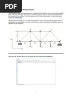 SAP2000 Truss Analysis Tutorial