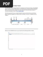 SAP2000 Beam Analysis Tutorial