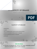 3 B Elasticity of Demand