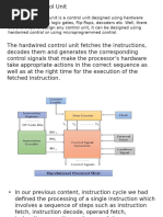 Hardwired Control Unit