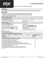 Icmr Specimen Referral Form For Covid-19 (Sars-Cov2) : (If Yes, Attach Prescription If No, Test Cannot Be Conducted)