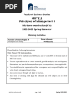 MGT111-MTA-MG (Form A) Spring 2023