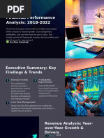 Financial Performance Analysis 2018 2022