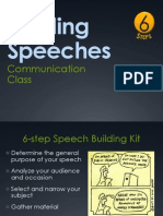 Building Speeches (6 Steps)