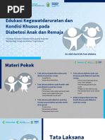 MPI 9 - Edukasi Kegawatdaruratan Dan Kondisi Khusus Pada Diabetisi Anak Dan Remaja