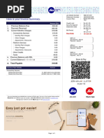 Mobile Postpaid Bill