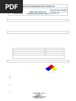 Hoja de Seguridad de Emulsion Asfaltica Cationica de Ruptura Lenta Css 1h