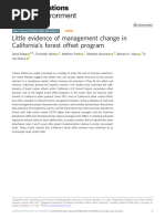 Stapp, J., Et Al. (2023) - Little Evidence of Management Change in California's Forest Offset Program