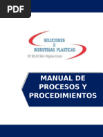 Manual de Procesos y Procedimientos - Soluciones Plasticas