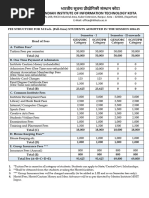 Fee Structure MTech 2024-25 Sposored