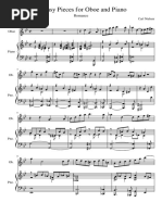 Two Fantasy Pieces For Oboe and Piano Romance