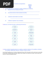 Sinónimos para Niños para Segundo Grado de Primaria