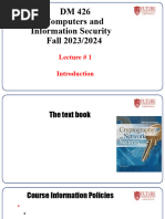 Lecture 1 - Introduction