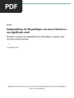 Independência de Moçambique - Um Marco Histórico e Seu Significado Atual - MST