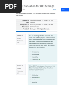 Data Foundation For IBM Storage Level 1 - Attempt Review