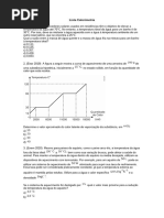 Lista de Estudos 2EM (Calorimetria)