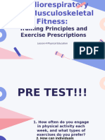 Training Principles and Exercise Prescriptions: Lesson 4 Physical Education