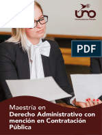 Brochure Maestría Derecho Administrativo