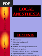 Local Anesthesia