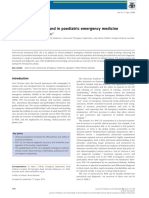 Point of Care Ultrasound in Paediatric Emergency Medicine